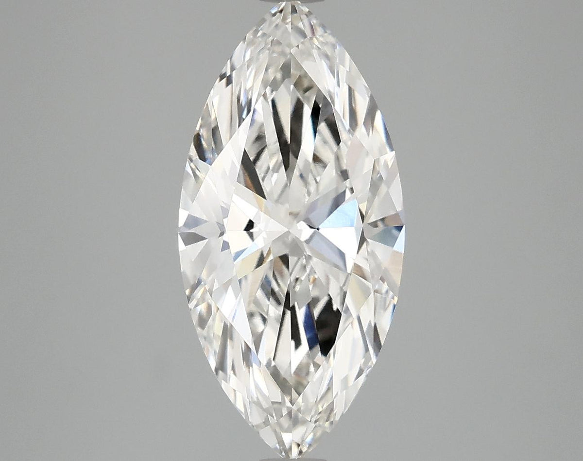 2.83 Carat Marquise Shaped Excellent Cut VVS2 IGI Certified Lab Grown Diamond