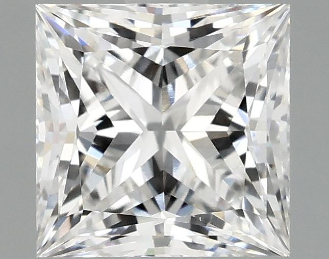 1.55 Carat Princess Shaped Ideal Cut VVS2 IGI Certified Lab Grown Diamond