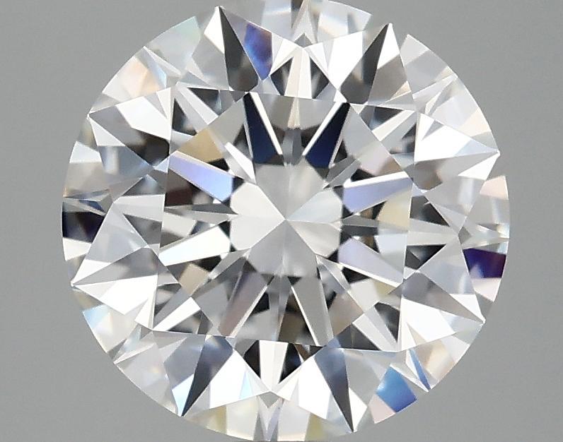 3.08 Carat Round Shaped Ideal Cut VVS2 IGI Certified Lab Grown Diamond
