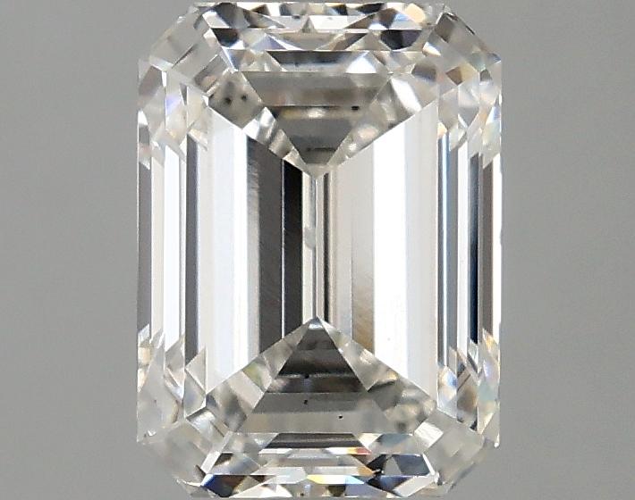 2.03 Carat Emerald Shaped Excellent Cut SI1 IGI Certified Lab Grown Diamond