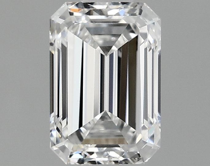 0.97 Carat Emerald Shaped Ideal Cut VVS2 IGI Certified Lab Grown Diamond