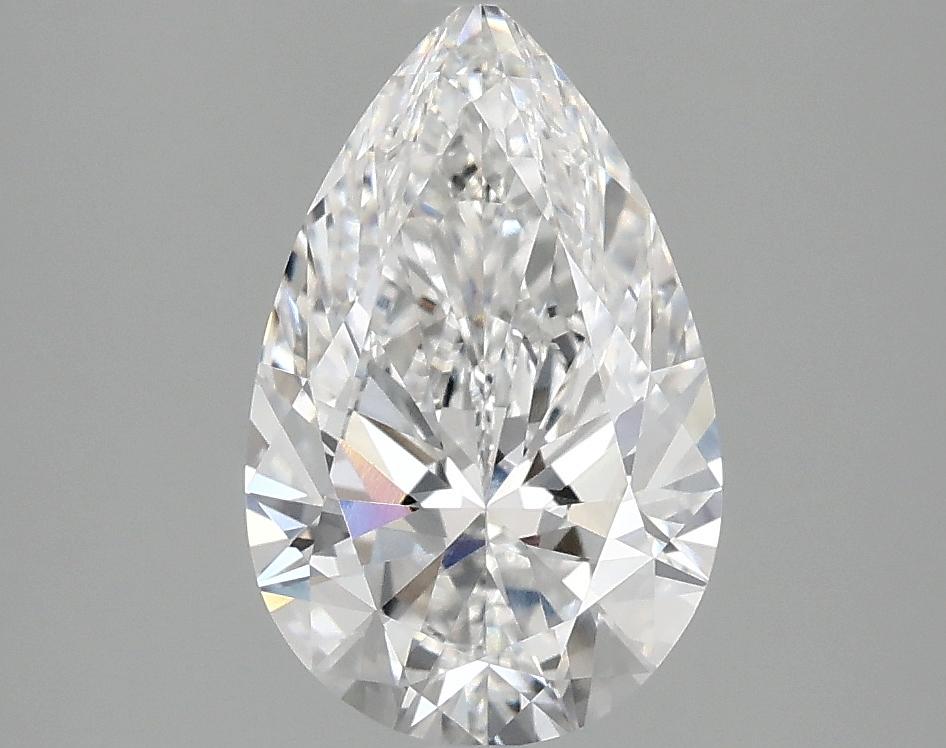 2.02 Carat Pear Shaped Ideal Cut VVS2 IGI Certified Lab Grown Diamond