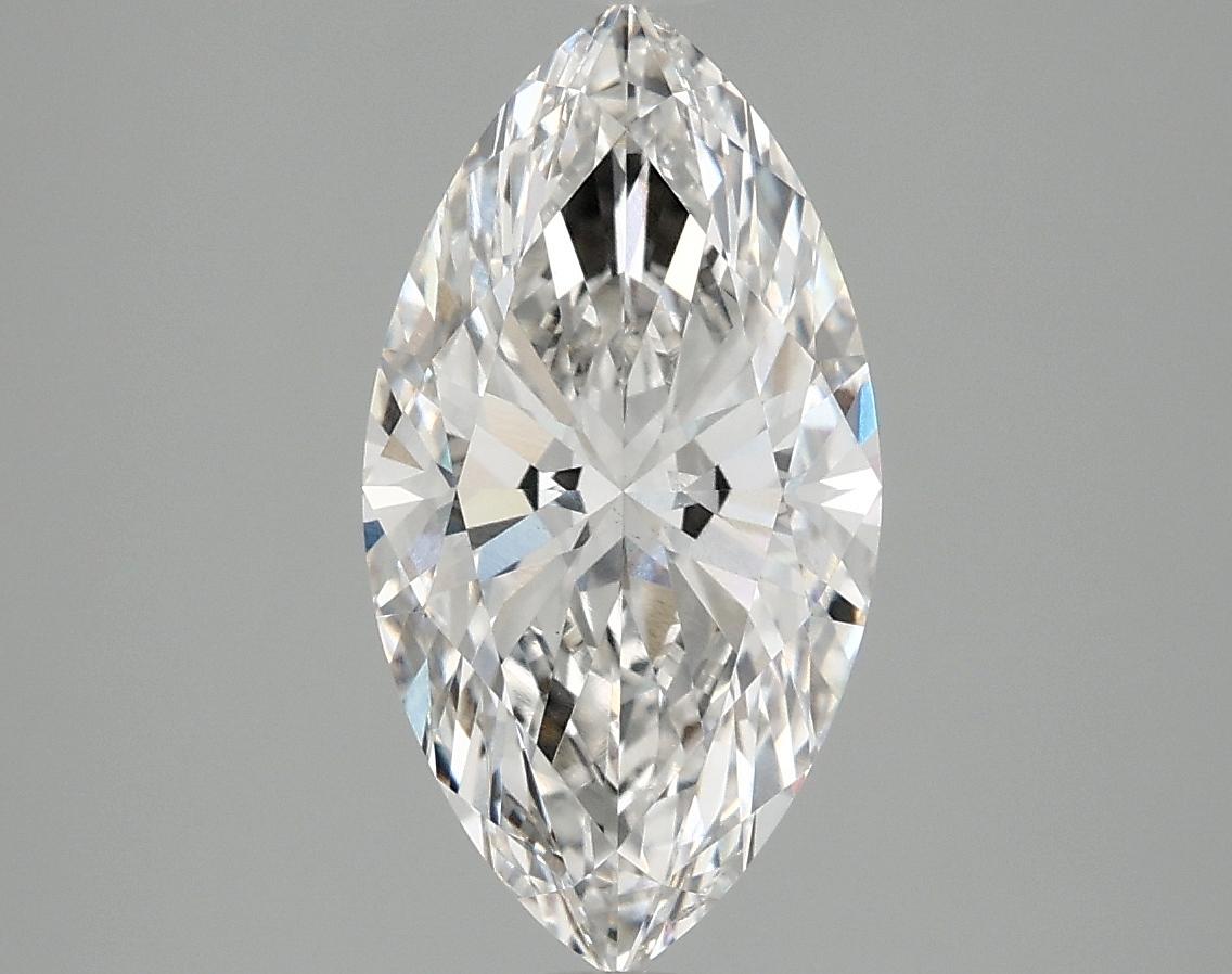 2.55 Carat Marquise Shaped Excellent Cut VS2 IGI Certified Lab Grown Diamond