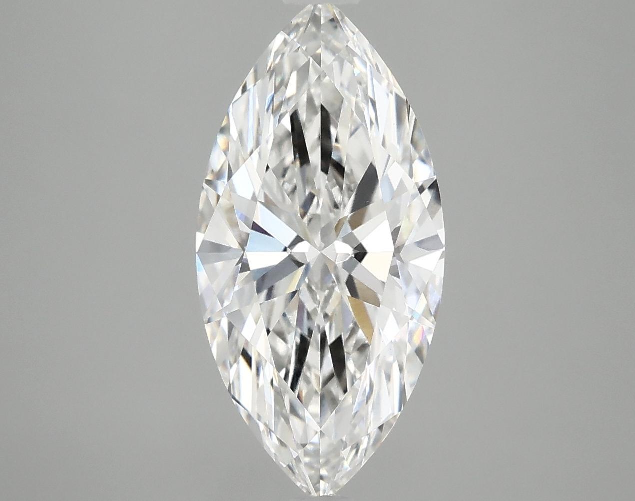 2.98 Carat Marquise Shaped Ideal Cut VVS2 IGI Certified Lab Grown Diamond