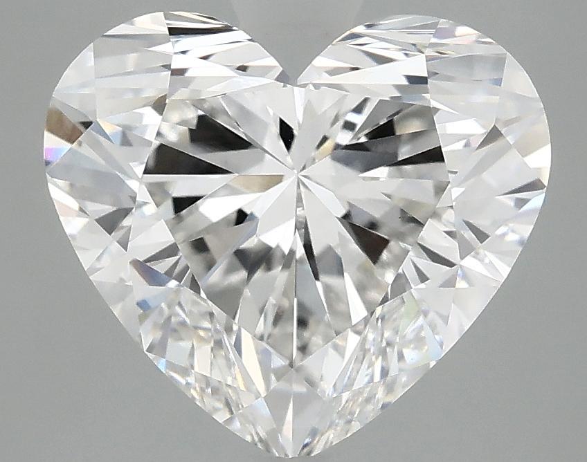 4.02 Carat Heart Shaped Ideal Cut VVS2 IGI Certified Lab Grown Diamond