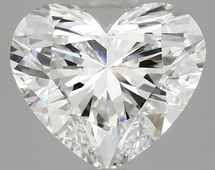 3.08 Carat Heart Shaped Ideal Cut VS2 IGI Certified Lab Grown Diamond