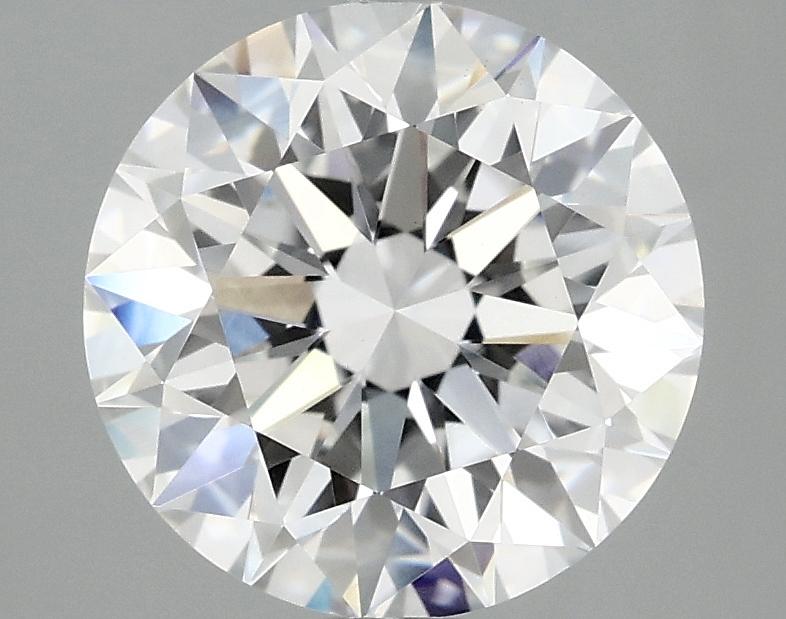3.08 Carat Round Shaped Excellent Cut VVS2 IGI Certified Lab Grown Diamond