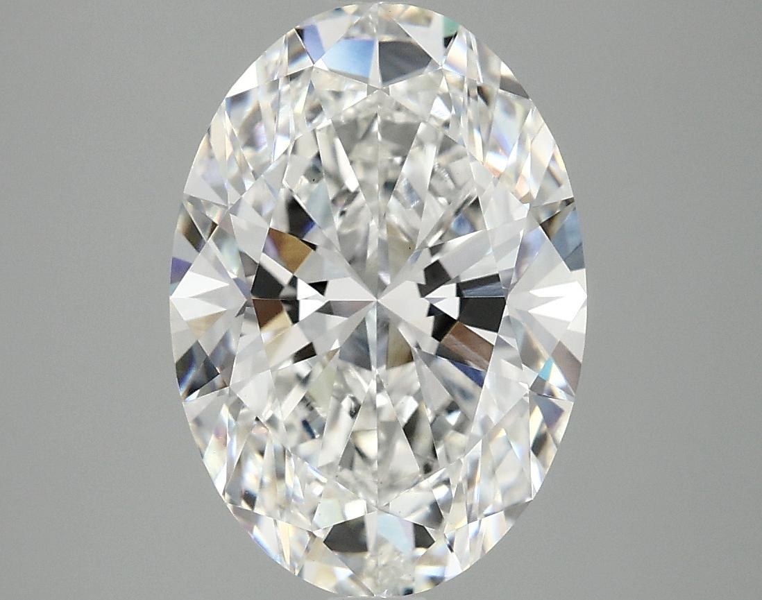 4.08 Carat Oval Shaped Ideal Cut VS1 GSI Certified Lab Grown Diamond