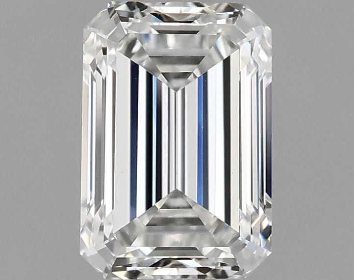 0.97 Carat Emerald Shaped Ideal Cut VVS2 IGI Certified Lab Grown Diamond