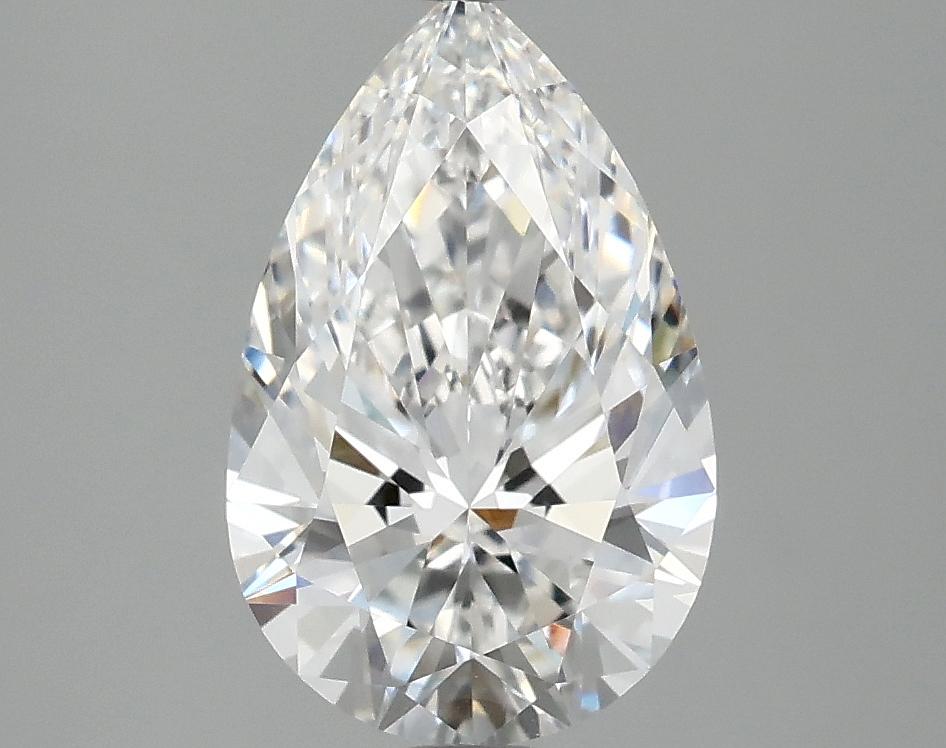2.03 Carat Pear Shaped Ideal Cut VVS2 IGI Certified Lab Grown Diamond