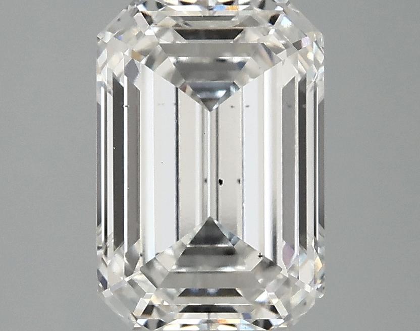 2.97 Carat Emerald Shaped Ideal Cut SI1 IGI Certified Lab Grown Diamond