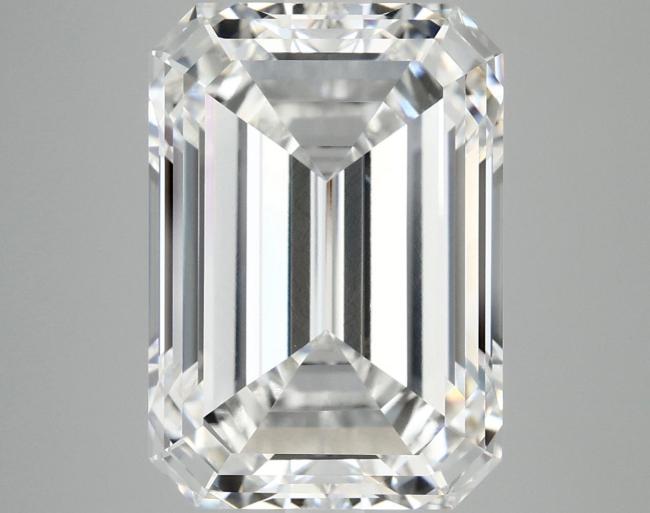 10.08 Carat Emerald Shaped Ideal Cut VVS2 IGI Certified Lab Grown Diamond