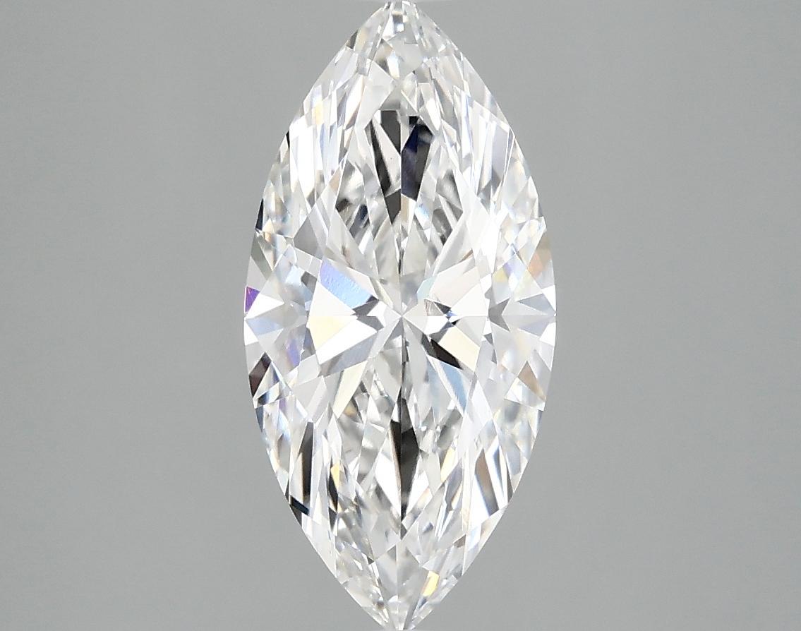 2.03 Carat Marquise Shaped Excellent Cut VVS2 IGI Certified Lab Grown Diamond