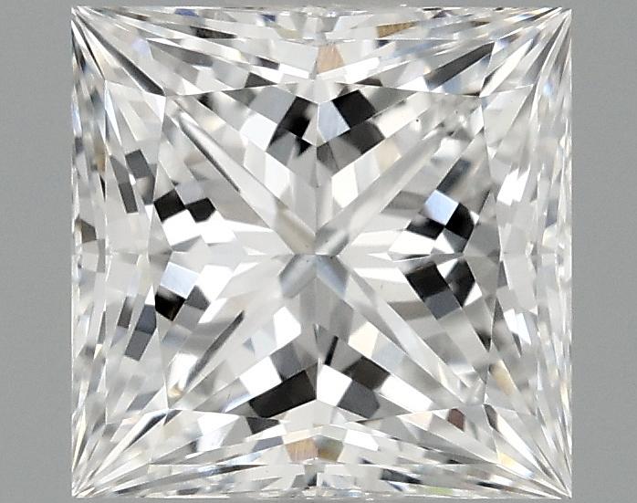 1.87 Carat Princess Shaped Ideal Cut VS1 IGI Certified Lab Grown Diamond