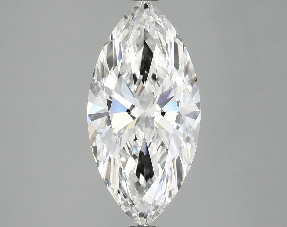 2.98 Carat Marquise Shaped Ideal Cut VVS2 IGI Certified Lab Grown Diamond