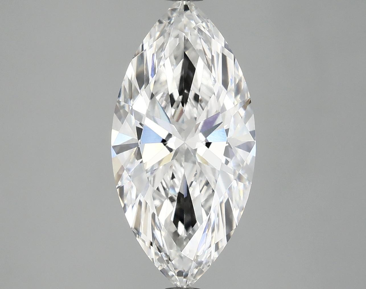 2.98 Carat Marquise Shaped Ideal Cut VVS2 IGI Certified Lab Grown Diamond