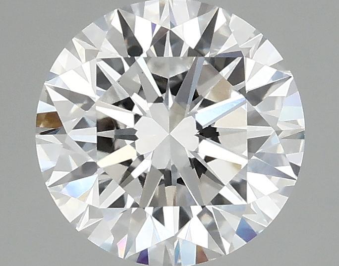 2.07 Carat Round Shaped Ideal Cut VVS2 IGI Certified Lab Grown Diamond
