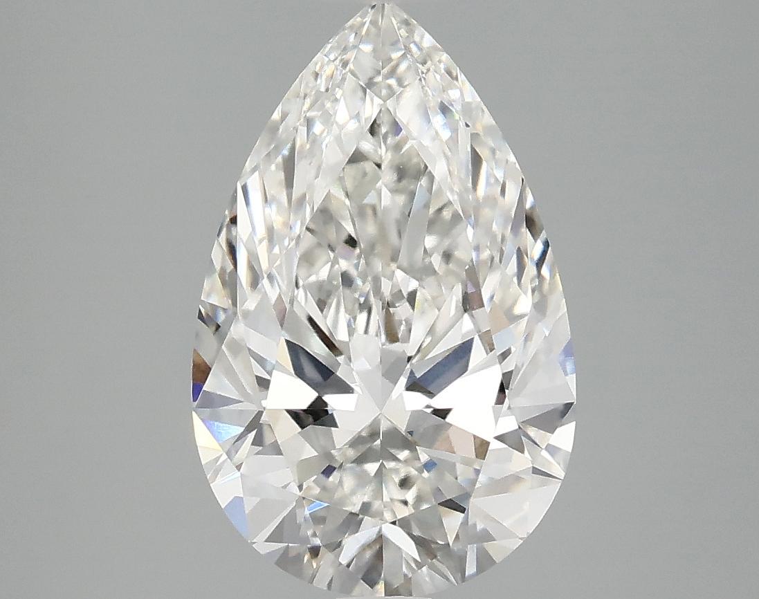 3.04 Carat Pear Shaped Ideal Cut VVS2 IGI Certified Lab Grown Diamond