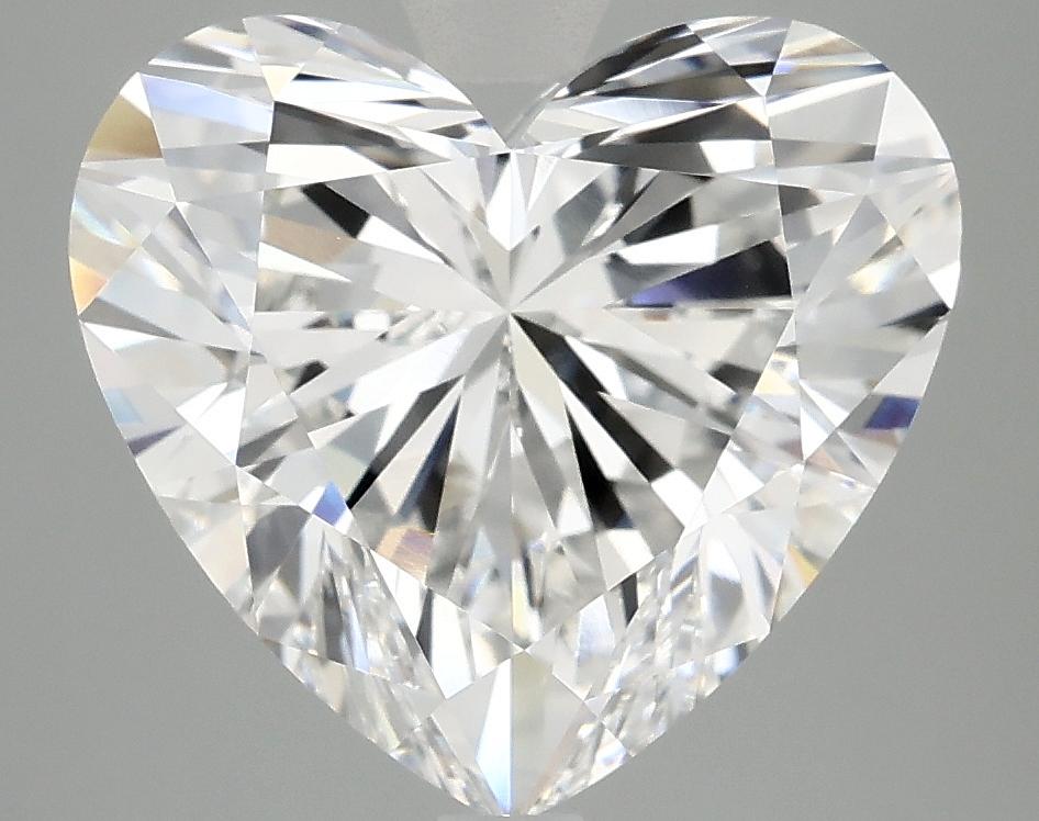 5.02 Carat Heart Shaped Ideal Cut VVS2 IGI Certified Lab Grown Diamond