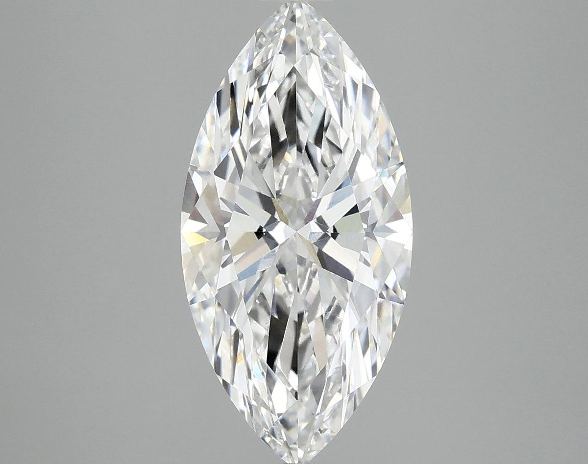 3.02 Carat Marquise Shaped Ideal Cut VVS2 IGI Certified Lab Grown Diamond