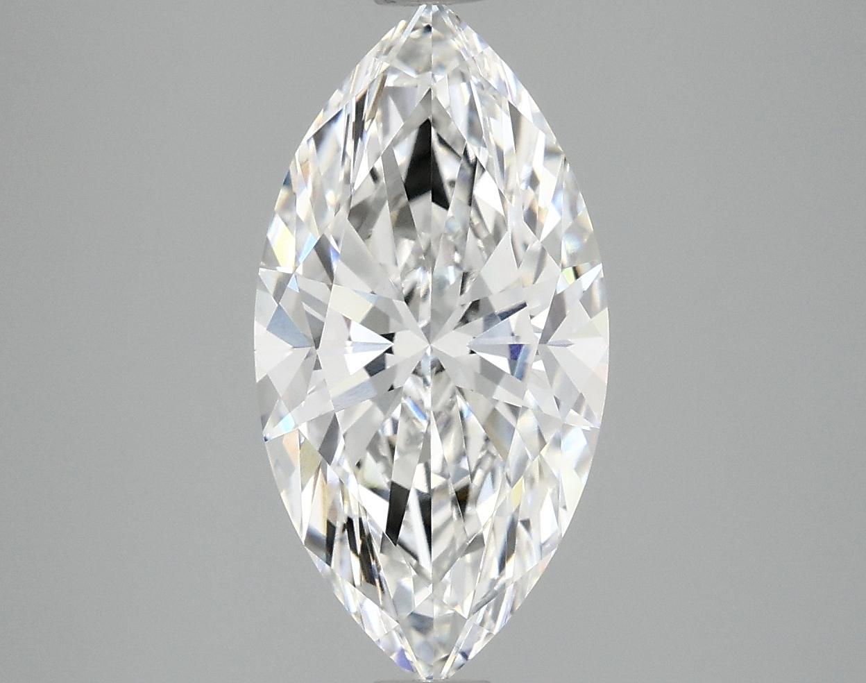 2.99 Carat Marquise Shaped Ideal Cut VVS2 IGI Certified Lab Grown Diamond