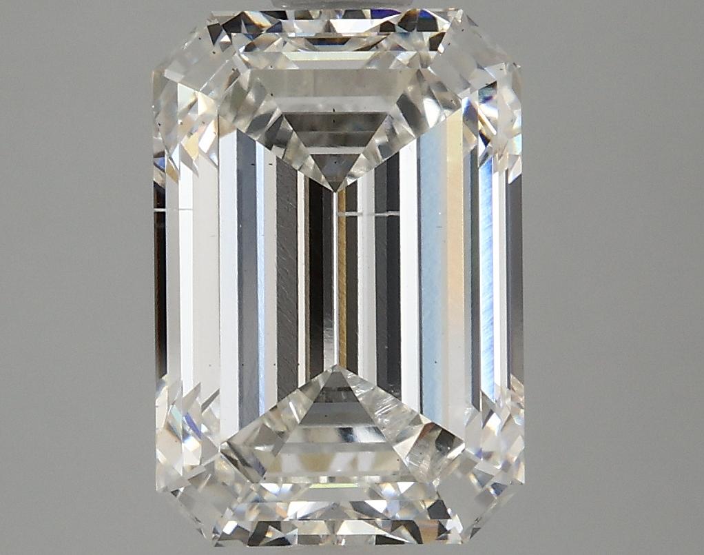 5.04 Carat Emerald Shaped Ideal Cut SI1 IGI Certified Lab Grown Diamond