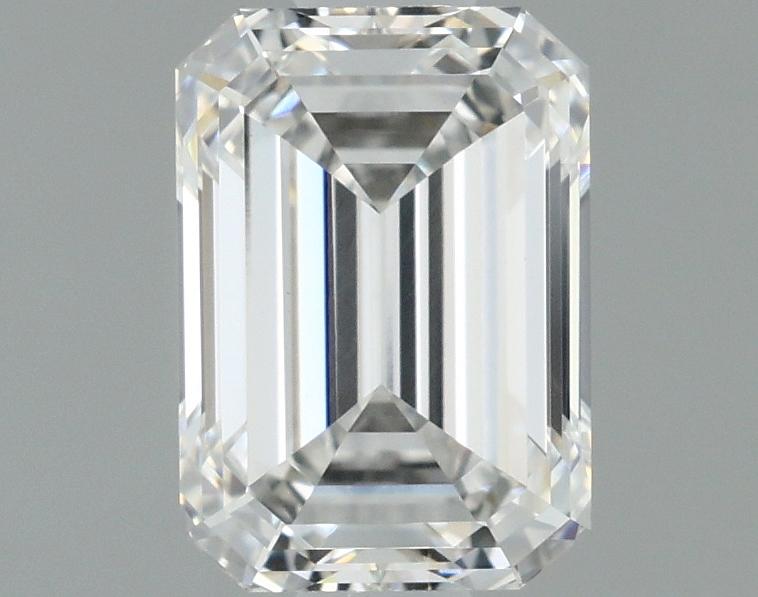0.98 Carat Emerald Shaped Ideal Cut VVS2 IGI Certified Lab Grown Diamond