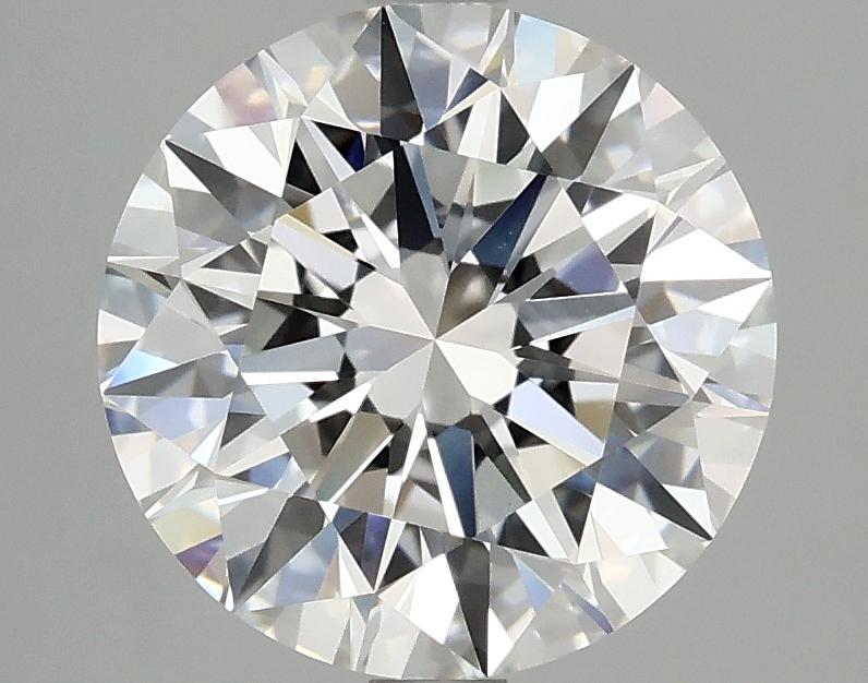 3.07 Carat Round Shaped Excellent Cut VVS2 IGI Certified Lab Grown Diamond