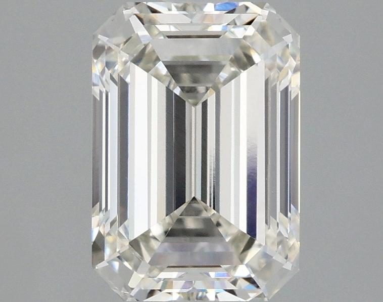 2.1 Carat Emerald Shaped Ideal Cut VVS2 IGI Certified Lab Grown Diamond