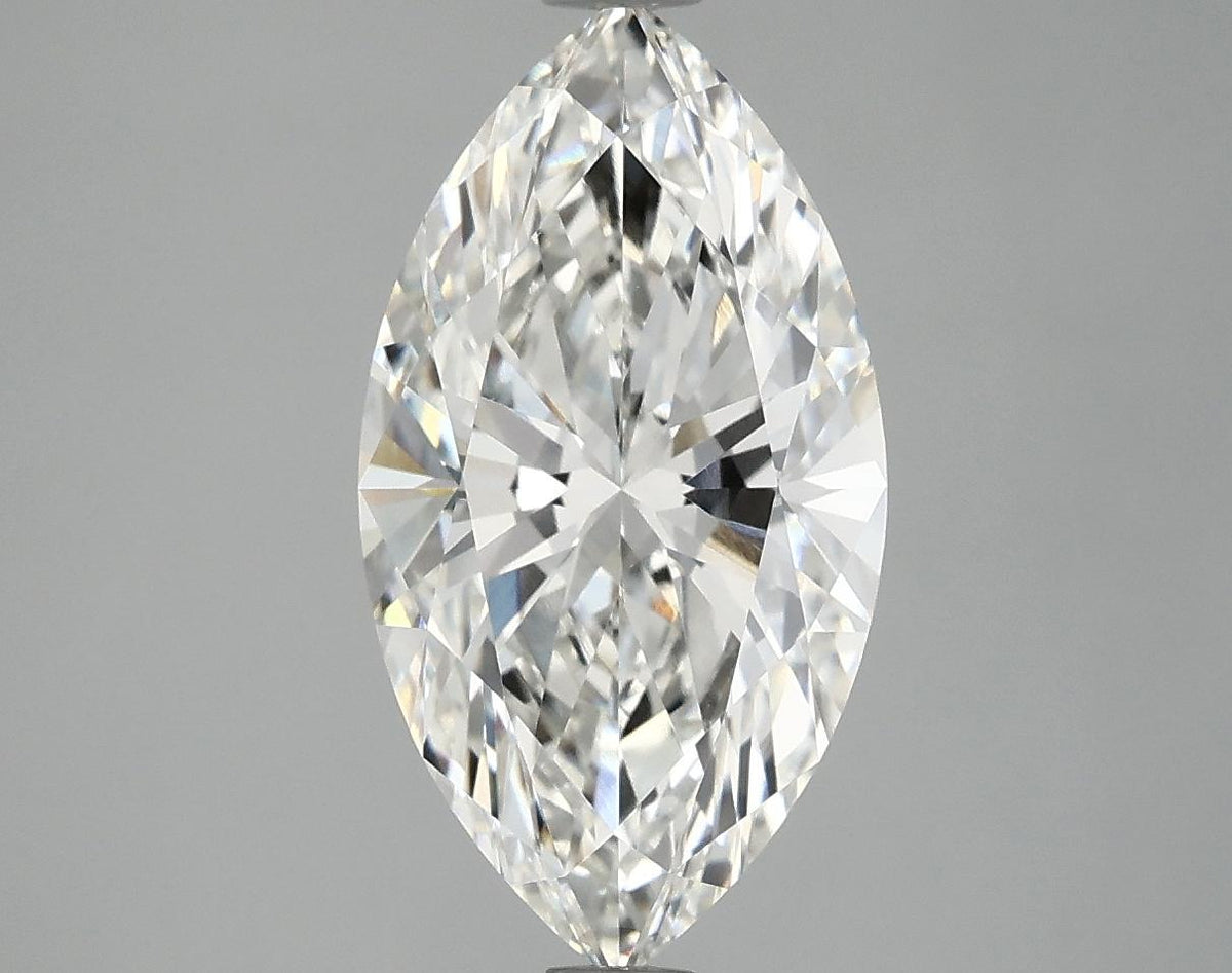 3.02 Carat Marquise Shaped Excellent Cut VVS2 IGI Certified Lab Grown Diamond
