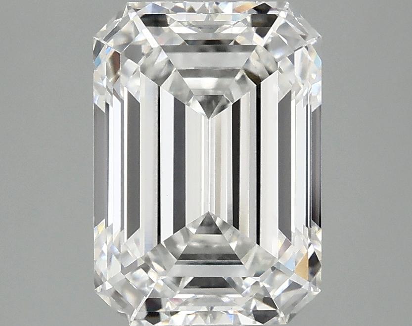 3.05 Carat Emerald Shaped Ideal Cut VVS2 IGI Certified Lab Grown Diamond