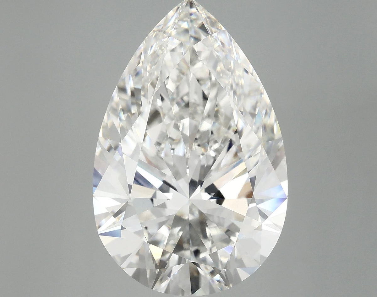 9.72 Carat Pear Shaped Excellent Cut VVS2 IGI Certified Lab Grown Diamond