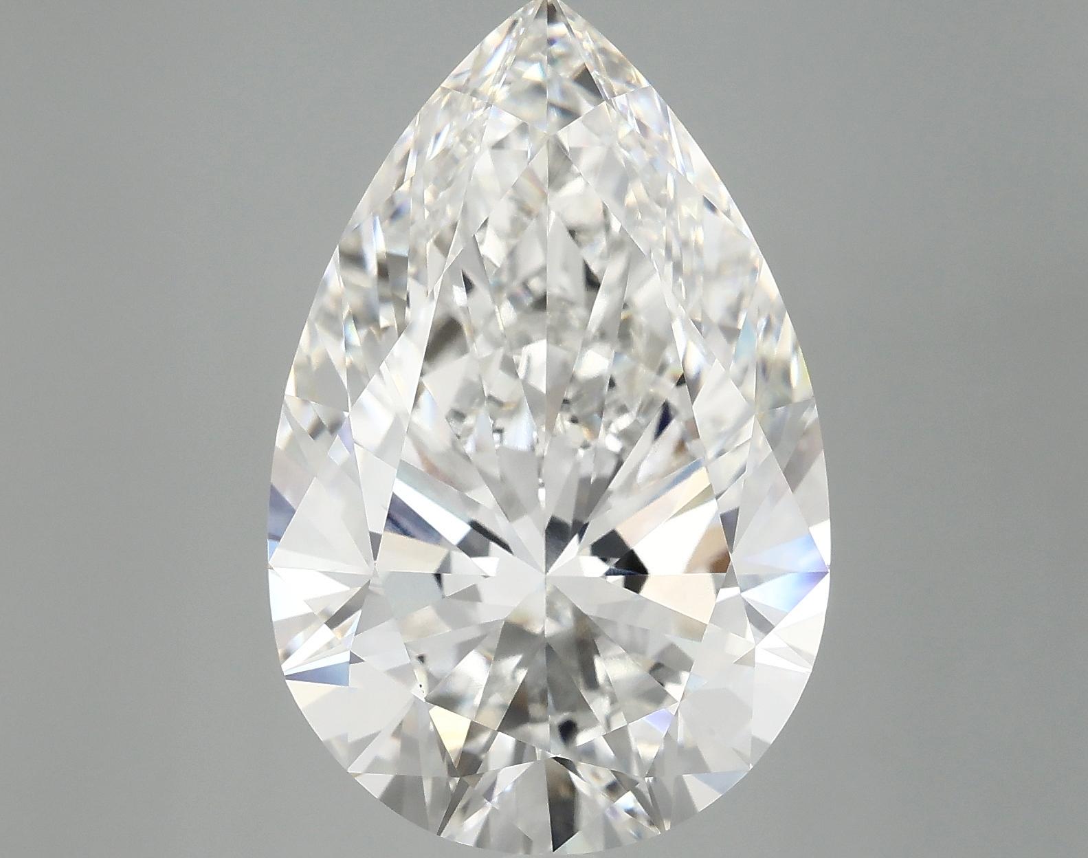 9.72 Carat Pear Shaped Excellent Cut VVS2 IGI Certified Lab Grown Diamond