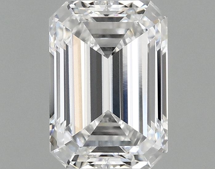 1.07 Carat Emerald Shaped Ideal Cut VVS2 IGI Certified Lab Grown Diamond