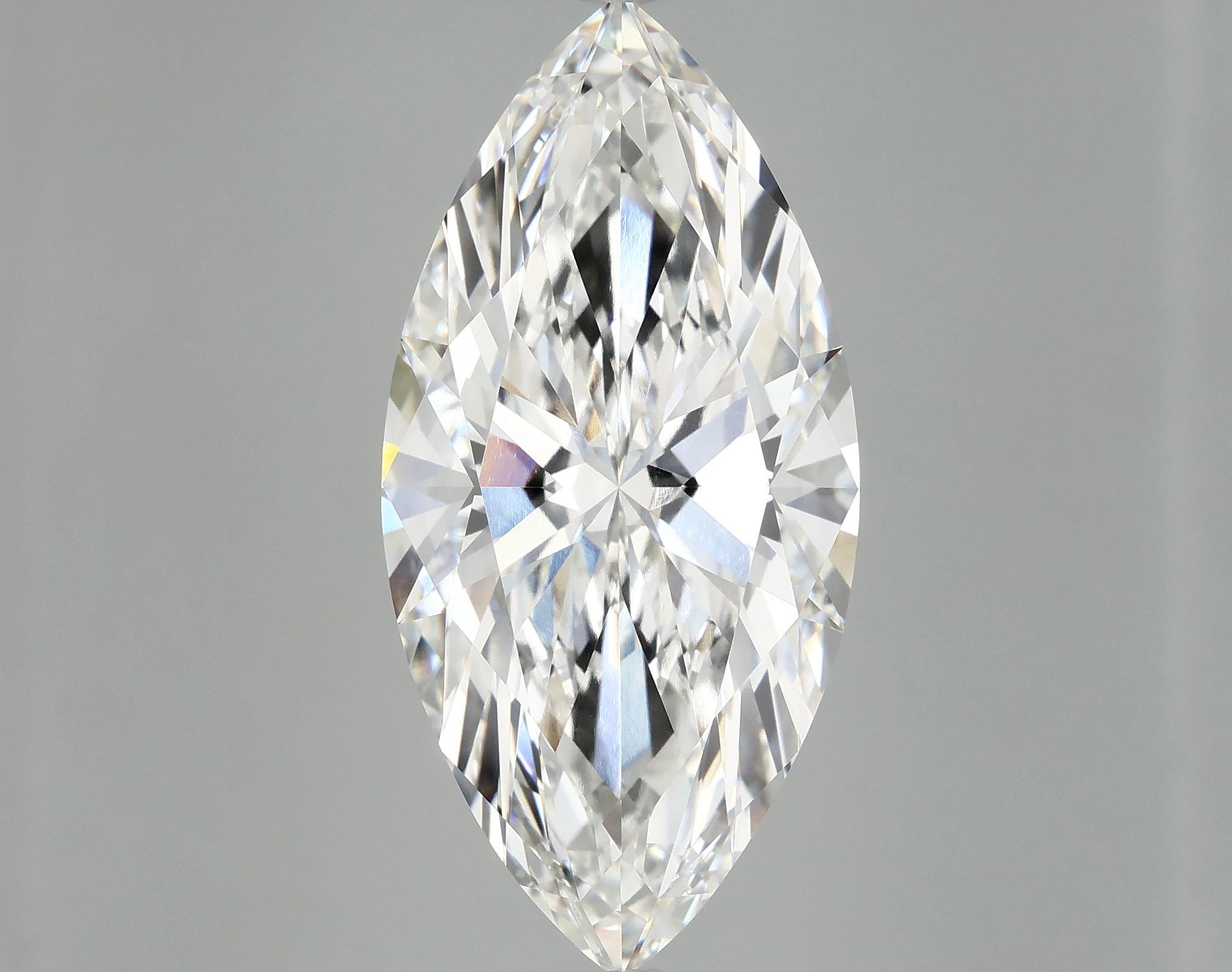 10.94 Carat Marquise Shaped Excellent Cut VVS2 IGI Certified Lab Grown Diamond