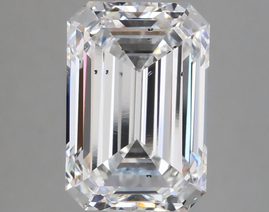 3.04 Carat Emerald Shaped Ideal Cut SI1 IGI Certified Lab Grown Diamond