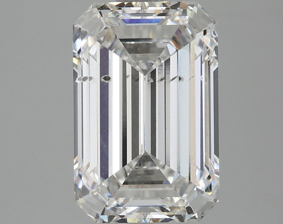 3.83 Carat Emerald Shaped Excellent Cut SI1 IGI Certified Lab Grown Diamond