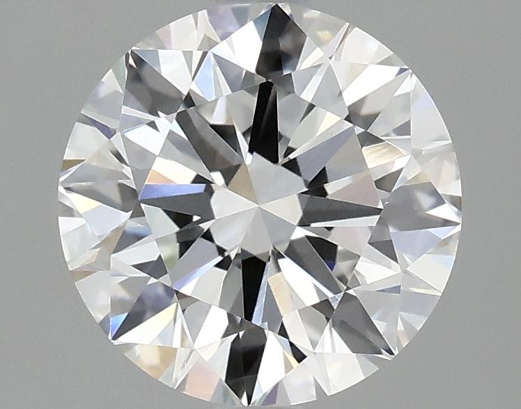 2.5 Carat Round Shaped Ideal Cut VVS2 IGI Certified Lab Grown Diamond