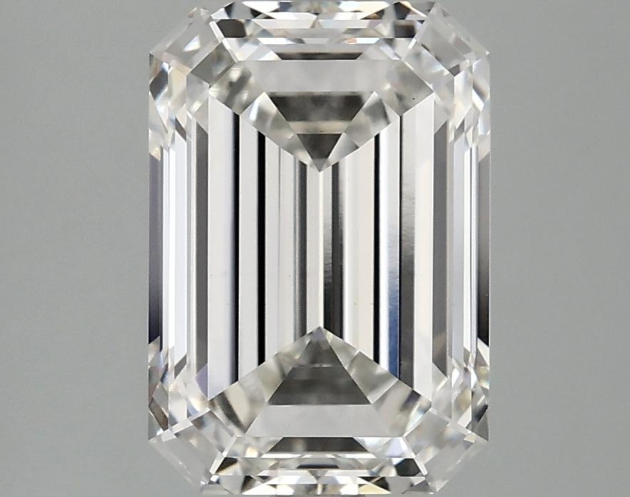3.09 Carat Emerald Shaped Ideal Cut VVS2 IGI Certified Lab Grown Diamond