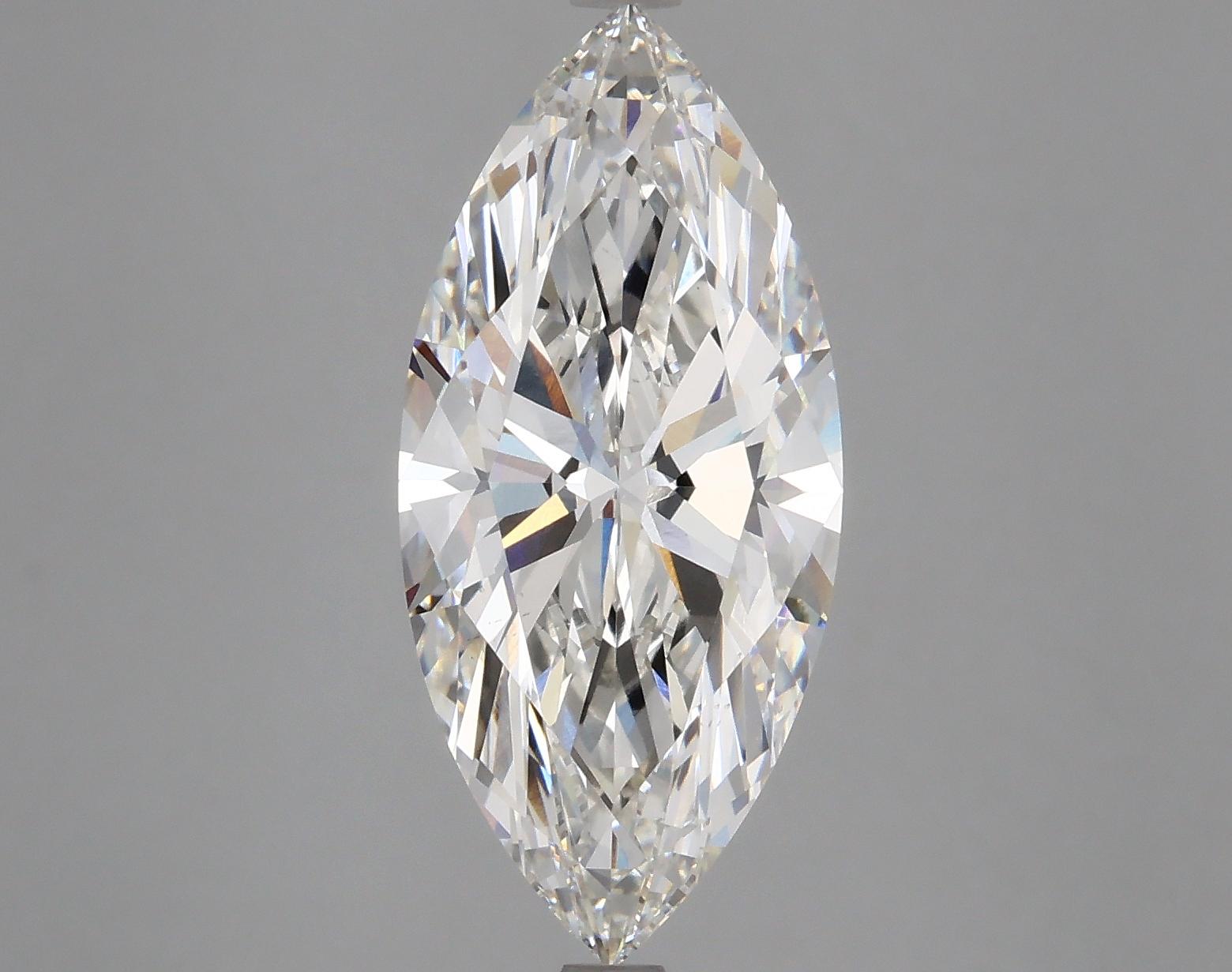 4.22 Carat Marquise Shaped Excellent Cut VS1 IGI Certified Lab Grown Diamond