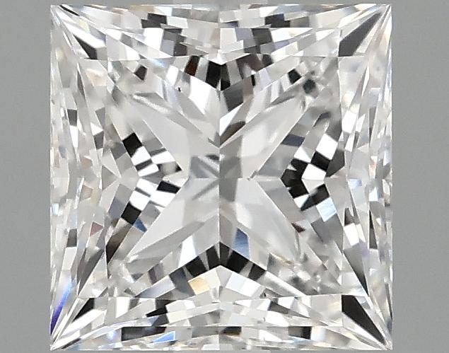 2.04 Carat Princess Shaped Ideal Cut VS1 IGI Certified Lab Grown Diamond