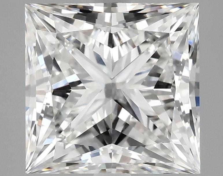 4.14 Carat Princess Shaped Ideal Cut VVS2 IGI Certified Lab Grown Diamond