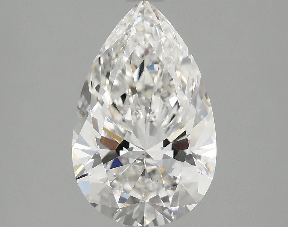 2.04 Carat Pear Shaped Ideal Cut VVS2 IGI Certified Lab Grown Diamond