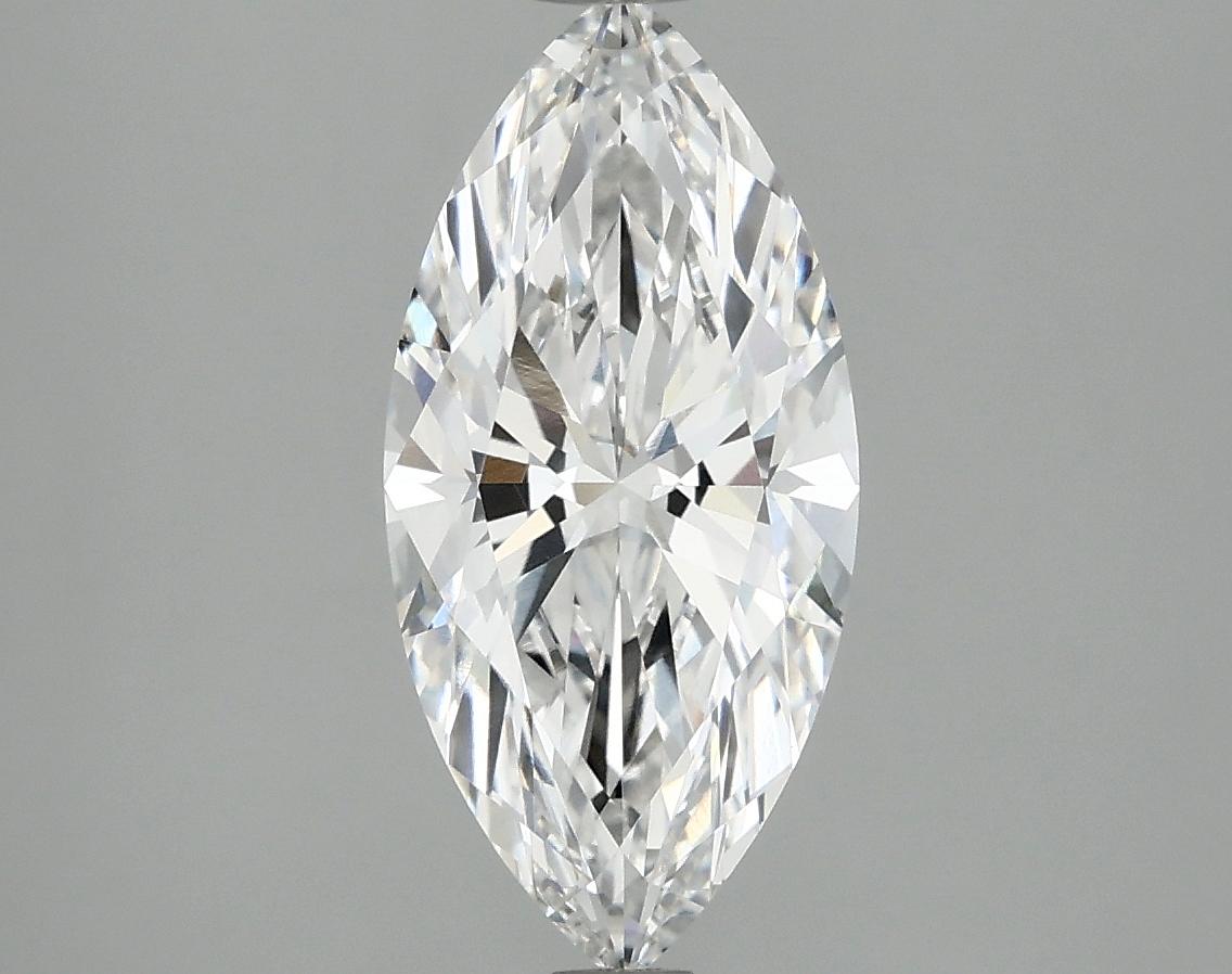 2.06 Carat Marquise Shaped Excellent Cut VVS2 IGI Certified Lab Grown Diamond
