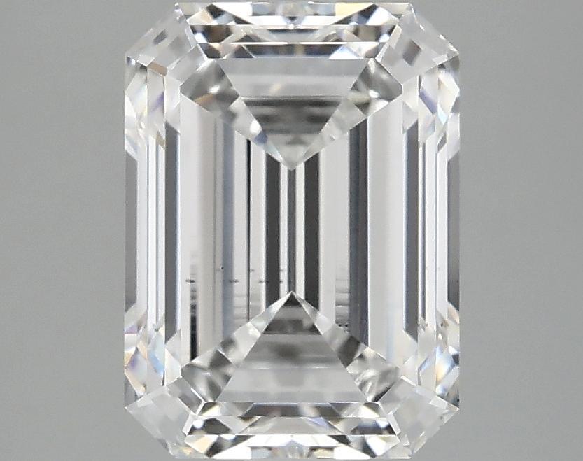 3.09 Carat Emerald Shaped Excellent Cut VS2 IGI Certified Lab Grown Diamond