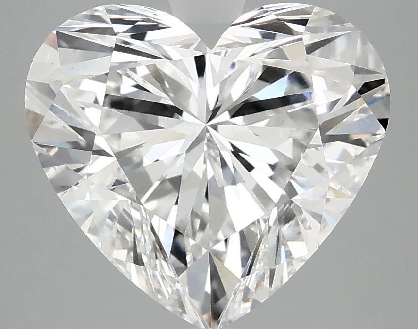 4.09 Carat Heart Shaped Ideal Cut VVS2 IGI Certified Lab Grown Diamond