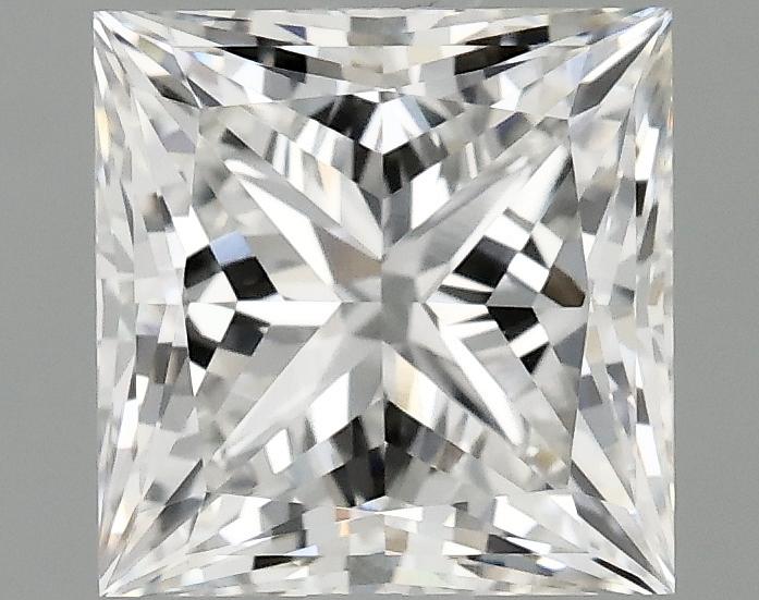 1.59 Carat Princess Shaped Ideal Cut VVS1 IGI Certified Lab Grown Diamond