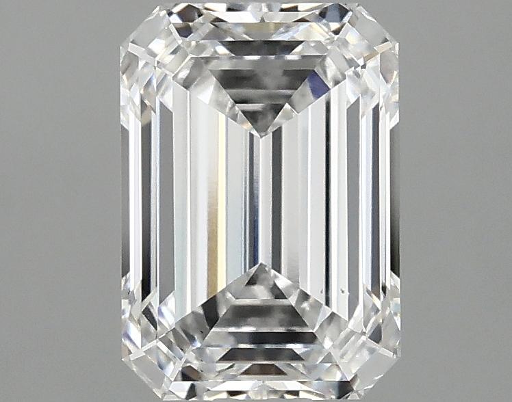 2.1 Carat Emerald Shaped Ideal Cut VS1 IGI Certified Lab Grown Diamond