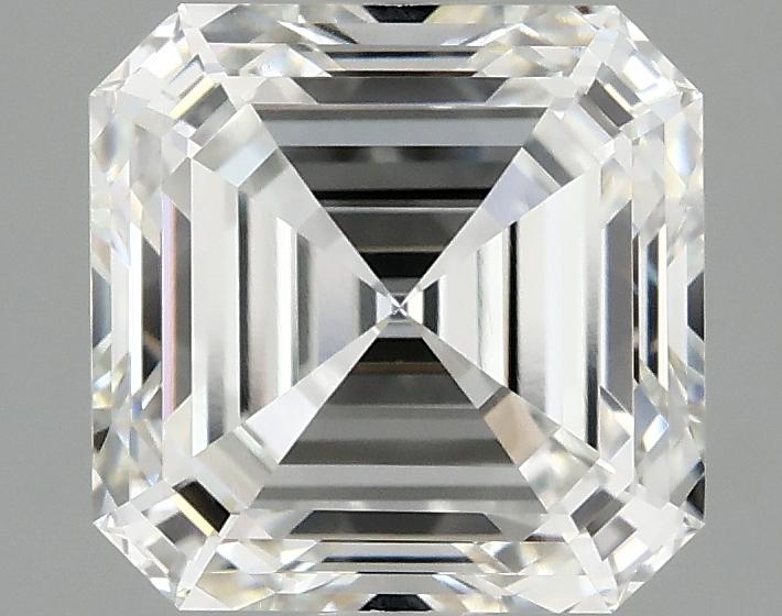 2.08 Carat Asscher Shaped Ideal Cut VVS2 IGI Certified Lab Grown Diamond