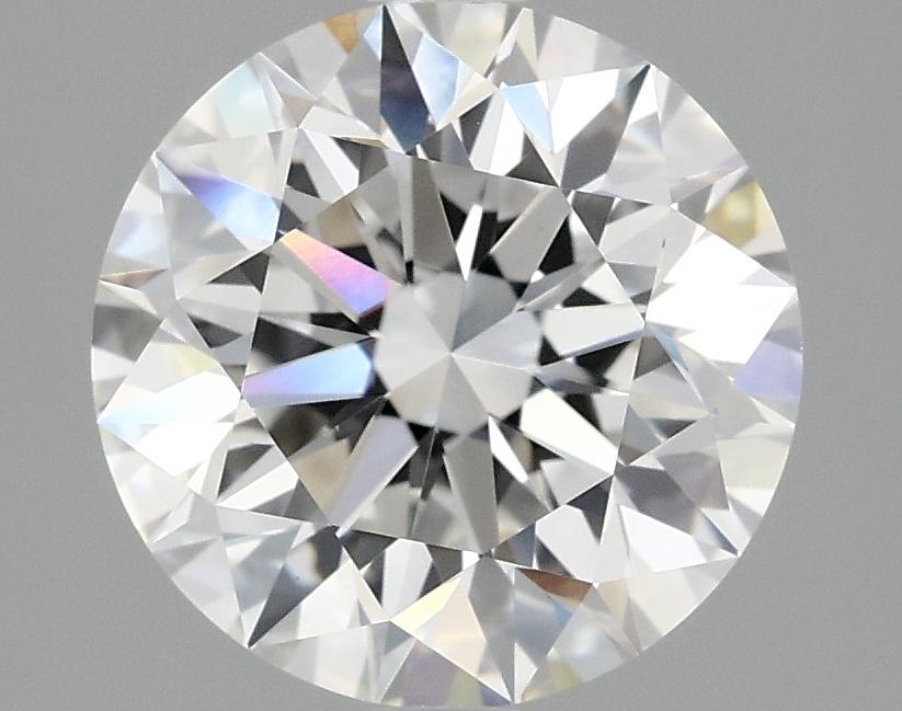 3.08 Carat Round Shaped Excellent Cut VVS2 IGI Certified Lab Grown Diamond